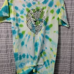 Tie Dye T-Shirt Lion